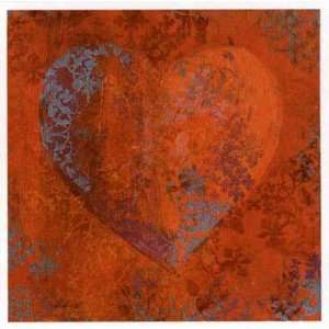    Cuore Orange   Poster by Roberta Ricchini (12 x 12)