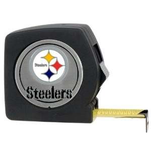  Pittsburgh Steelers NFL 25 Black Tape Measure Sports 