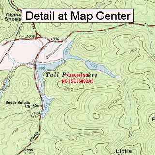  USGS Topographic Quadrangle Map   Cleveland, South 