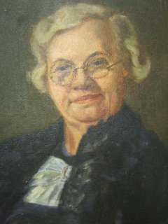 30 WPA Portrait Older Lady Oil Painting Tulsa Wiltse #9  