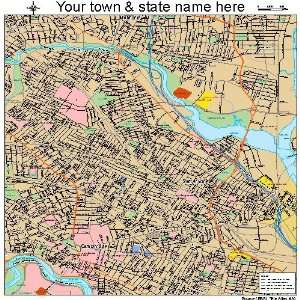  Street & Road Map of Somerville, Massachusetts MA 