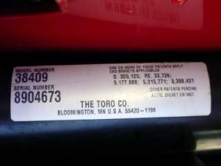 Toro Snow Blower CCR 2400 GTS 4.0 Horse Power New Paddles  