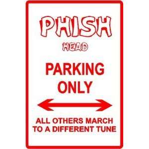  PHISH HEAD PARKING sign * street music NEW
