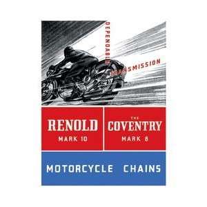 Paper poster printed on 20 x 30 stock. Reynold Mark 10 Motorcycle 
