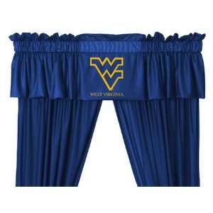 West Virginia Mountaineers NCAA Locker Room Collection Valance (88 