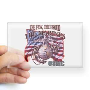  Clear (Rectangle) The Few The Proud The Marines USMC 