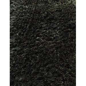  Rugsville Shag Black Wool Rug 11609