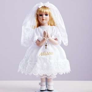 Personalized First Communion Doll   Communion Gifts   Religious Gifts 