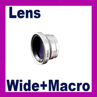 Wide Angle/Macro Detachable Lens for iPhone MobilePhone  