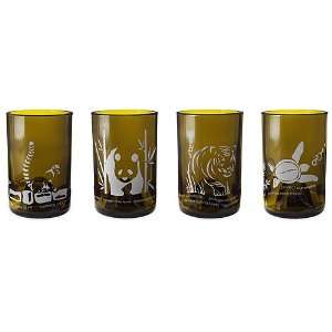  Protect Our Wildlife Glasses   Set of 4