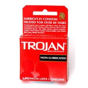 Trojan Condoms Regular 3Pk