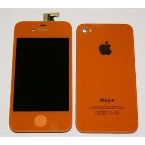  Orange iPhone 4S 4GS Full Set Front Glass Digitizer + LCD 