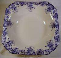 Shelley Dainty Blue Square Rimmed Vegetable Bowl  