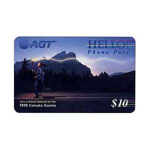Collectible Phone Card $10. Hello Canada Games 1995 Runner With 