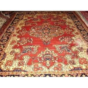    7x11 Hand Knotted Mahal Persian Rug   710x111
