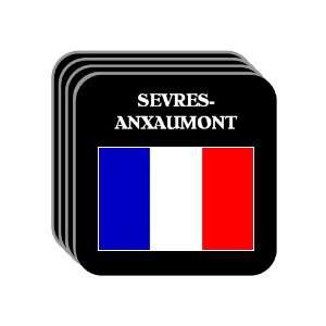France   SEVRES ANXAUMONT Set of 4 Mini Mousepad Coasters