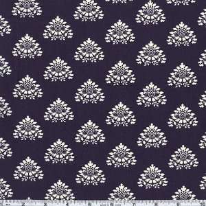   Michael Miller Mary Navy Fabric By The Yard Arts, Crafts & Sewing