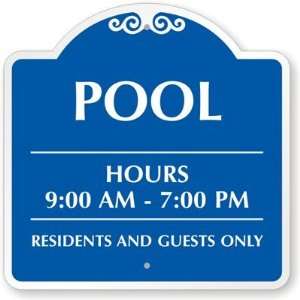  Pool (Hours 9.00 A.M   7.00 PM) Residents and Guests Only 