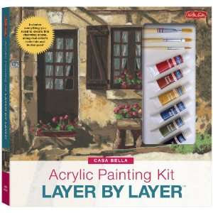   Painting Layer By Layer Kit 9x12 casa Bella Arts, Crafts & Sewing