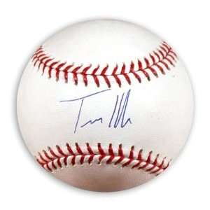 Travis Hafner Signed MLB Baseball 