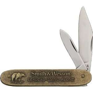  Smith & Wesson Leaders Stand Alone 2000 Brass Knife 