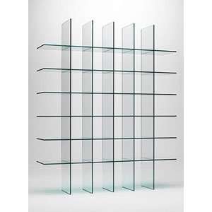 Glas Italia Glass Shelves #1 Modern Free Standing Showcase  