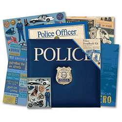 Company 12x12 Police Officer Scrapbook Kit  