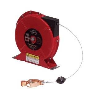   Spring Retractable Static Discharge Cable Reel   50 Ft., Model# SD 50