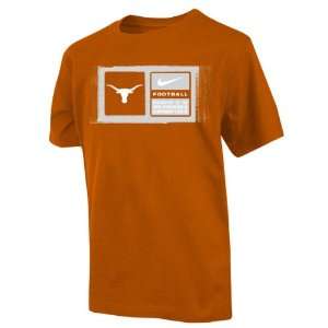 Texas Longhorns Nike Youth Orange Team Issue T Shirt 
