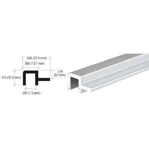  CRL Satin Anodized Aluminum Front Top Rail Extrusion by CR 