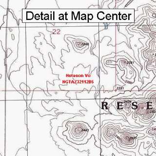  USGS Topographic Quadrangle Map   Hotason Vo, Arizona 