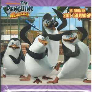  Month 2011 Wall Calendar   The Penguins of Madagascar (8 x 8 closed