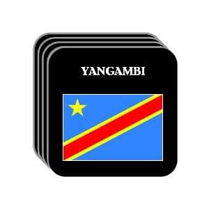 Democratic Republic of the Congo   YANGAMBI Set of 4 Mini Mousepad 