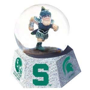  Michigan State Spartans Mascot Musical Water Globe with 