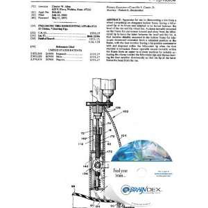  NEW Patent CD for PNEUMATIC TIRE DISMOUNTING APPARATUS 