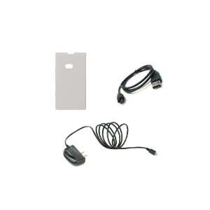  Nokia Lumia 900 (AT&T) Premium Combo Pack   Clear Silicone 