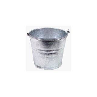  Galvanized Metal Water Bucket, 12 Qt 