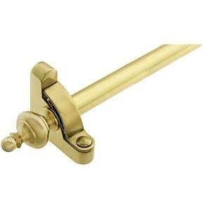 28 1/2 Heritage Urn Tip Stair Rod   1/2 Diameter Brass With Standard 