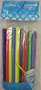 Kizmos Milkshake straws 50 count Assorted Colors  