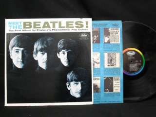Meet the Beatles MR3 Vinyl OLIVE text MONO T 2047  