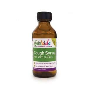  Gaia Herbs Cough Syrup for Wet Coughs Children Alcohol 