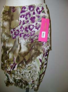 Sunny Leigh Petite Layered Broomstick Skirt NWT $59  