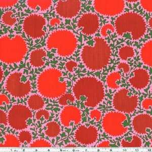  45 Wide Kaffe Fassett Pinking Flower Red Fabric By The 