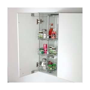  Fulterer BRS Wall Cabinet Pull Out w/2 Chrome Baskets   19 