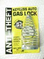 Vintage Keyless auto gas lock theft prevention jci fuel  