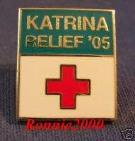 Katrina Relief 05 American Red Cross pin *REDUCED*  