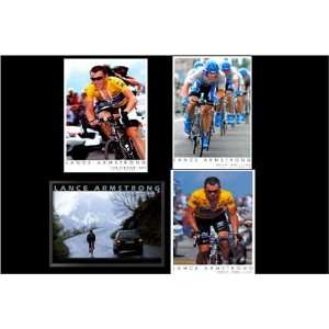 Lance Armstrong Magnets, Set of Four 