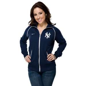  New York Yankees Womens Nike Navy 1.2 Track Jacket 