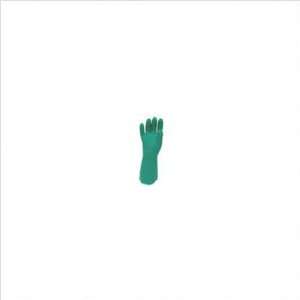  11 13 Unlined 14 MIL Unsupported Green Nitrile Glove With 