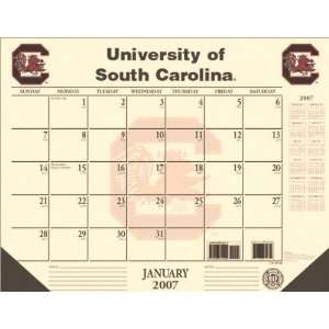  South Carolina Gamecocks 22x17 Desk Calendar 2007 Sports 